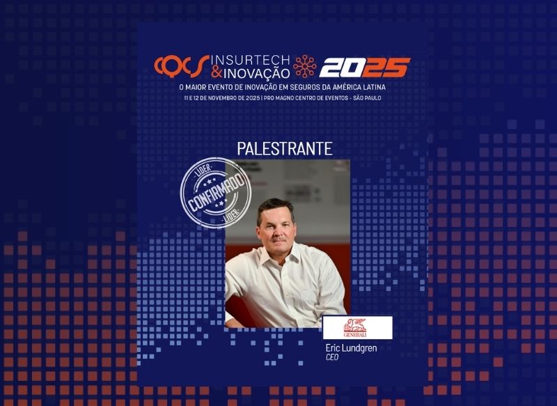 Eric Lundgren, CEO da Generali Brasil, participa do programa “Painéis de Líderes” do CQCS Insurtech & Inovação 2025