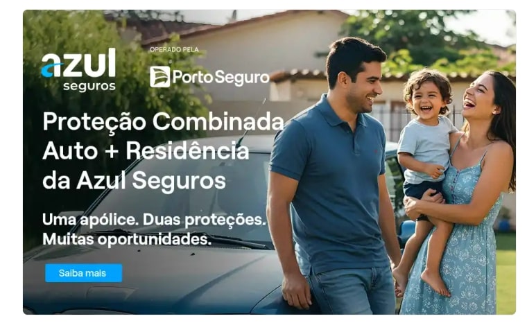 Com foco em proteção combinada, Azul Seguros apresenta novo produto