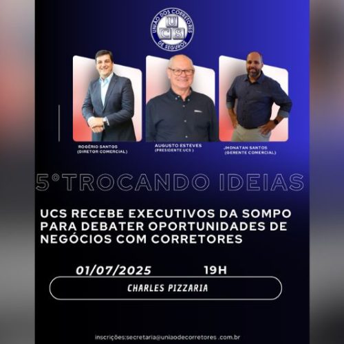 UCS recebe executivos da Sompo para debater oportunidades de negócios com corretores