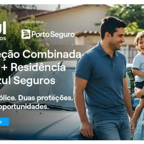 Com foco em proteção combinada, Azul Seguros apresenta novo produto
